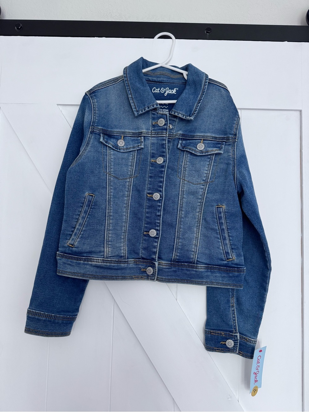 Cat & Jack Blue Washed Denim Jacket for Kids